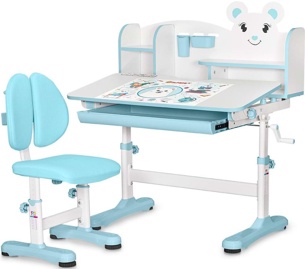 Комплект мебели школьный Mealux Panda XL Blue (BD-29 BL)